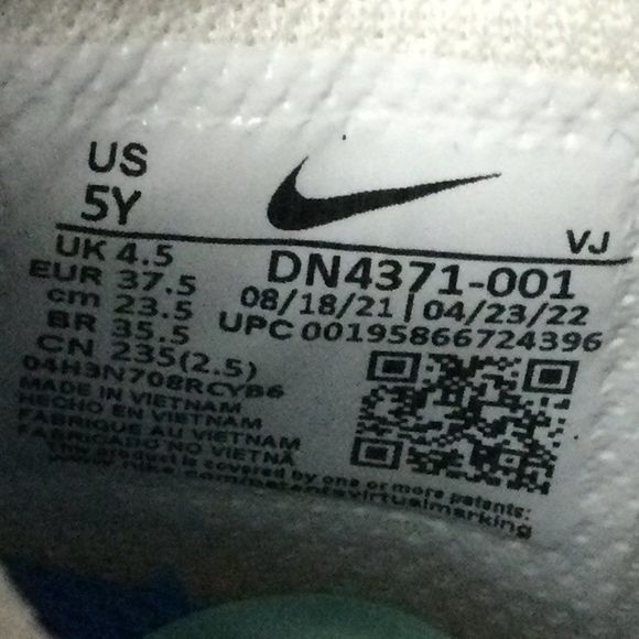 Nike Air Max 95 SE Sprung Grey Blue Pink Shoes DN4371-001 Youth 5Y Boys Girls - Picture 9 of 9